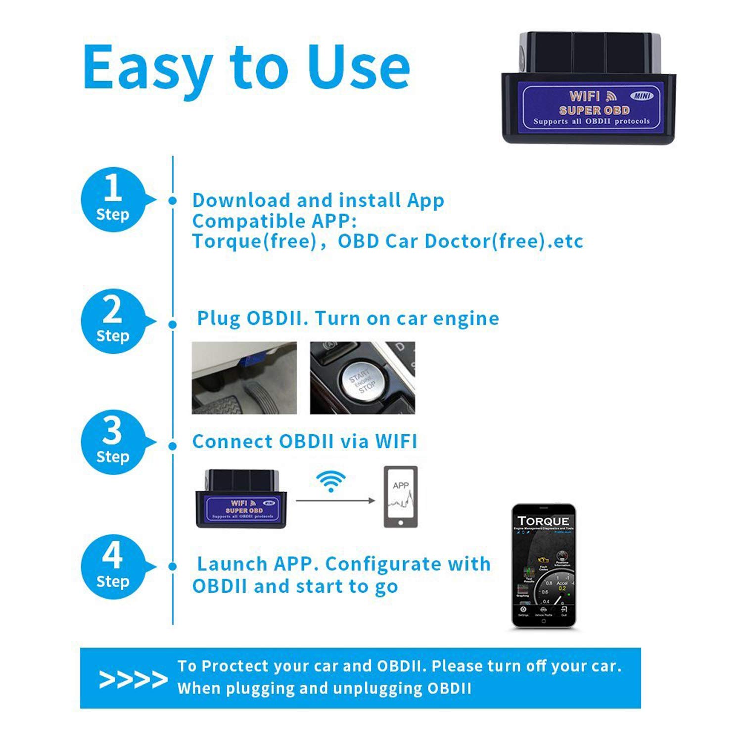 Mua Wifi Obd2 Iphone Ipad Elm327 Wifi Obdii Scanner Automatic Diagnostic Scanner Check Engine Light Read Clear Diagnostic Trouble Code Tren Amazon Nhật Chinh Hang 21 Fado