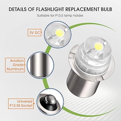 Buy 30 Lumen 3 Volt Led Replacement Bulb Flashlight Bulbs Led Torch Flashlight Bulb With 10 Year Lifespan 41 1643 3 Online In Germany B08k8fq6tn