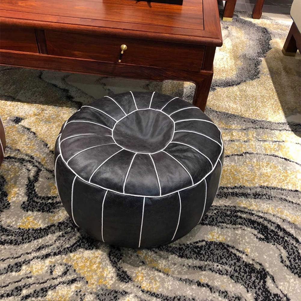 CYQ 100 genuine leather ottoman ottoman, genuine cowhide leather