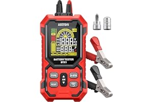 AstroAI Car Battery Tester with Color LCD Screen, 12V/24V Digital Battery Load Tester,100-2000 CCA Load Capacity, for Prevent
