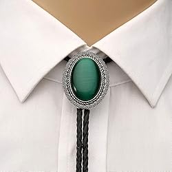 Bolo Tie with Natural Stone for Men Vintage