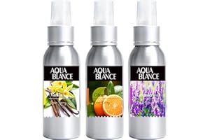 AQUA BLANCE Fragrant Room Spray, Lavender, Vanilla, Citrus, 3 x 3.4 fl oz, Air Fresheners Odor Eliminator for Home, Bathroom, Concentrated Room Spray