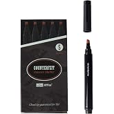 Counterfeit Money Bill Detector Pens, Markers, Detect Fake Currency, 5 Pack