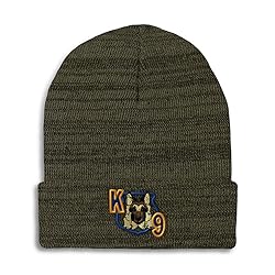 Beanies for Men K-9 Unit Embroidery Police Officer