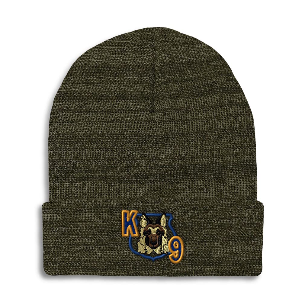 Beanies for Men K-9 Unit Embroidery Police Officer