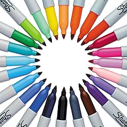 Sharpie Electro Pop Permanent Markers, Fine