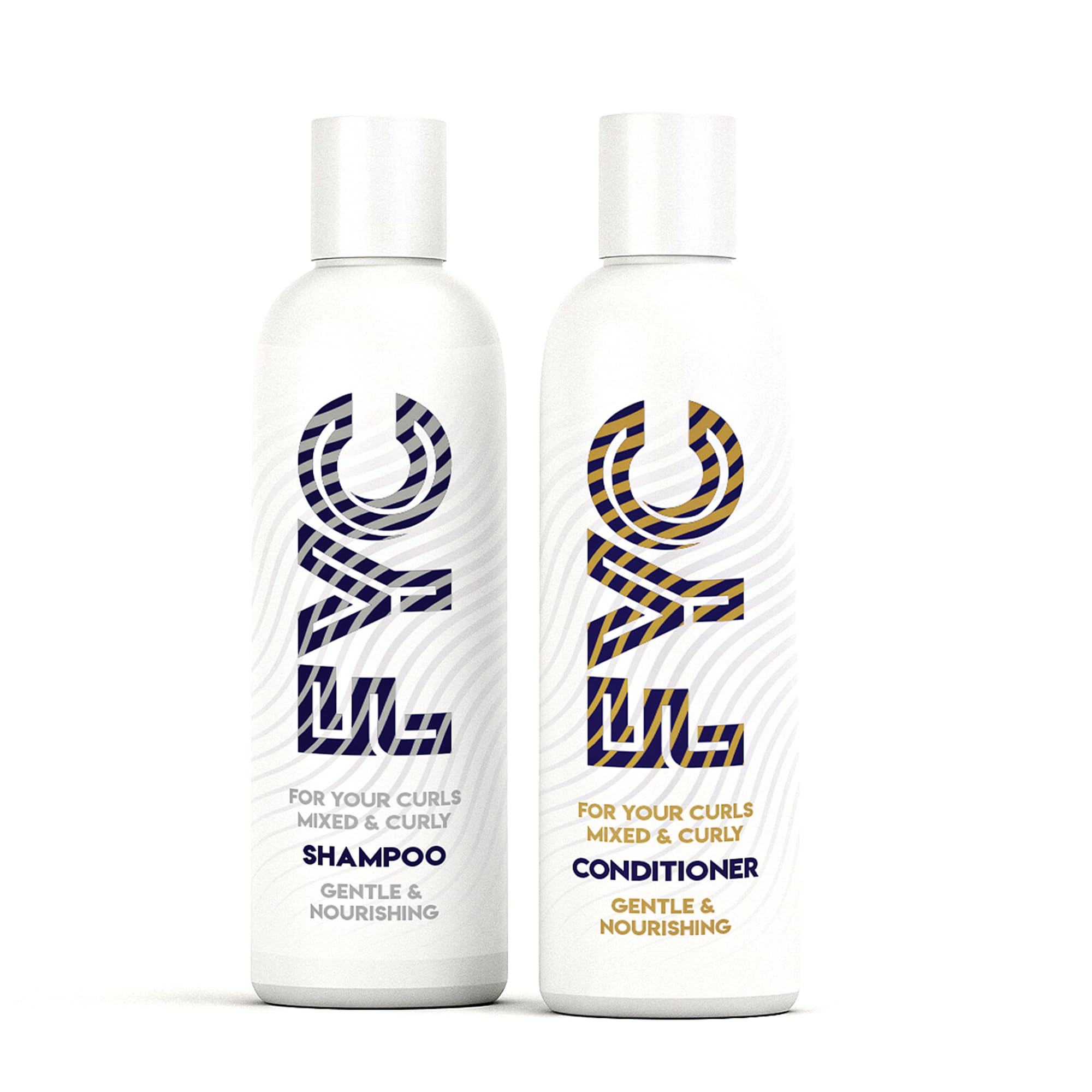FYC For Your Curls Wash Day Bundle, Shampoo and Conditioner for Curly Hair, Cleanses Hair and Scalp, Hydrates and Boosts Shine with Shea Butter and Olive Oil, Helps Reduce Breakage, 2 x 250ml
