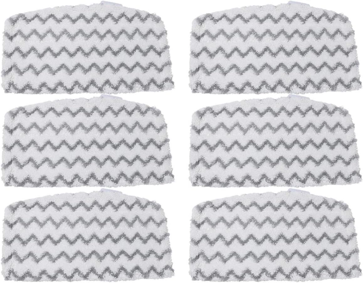 sky-w Replacement Steam Mop Pad Cover Suitable for Shark S1000,S1000A,S1000C,S1000WM,S1001C Vacuum Cleaner (Pack of 6)