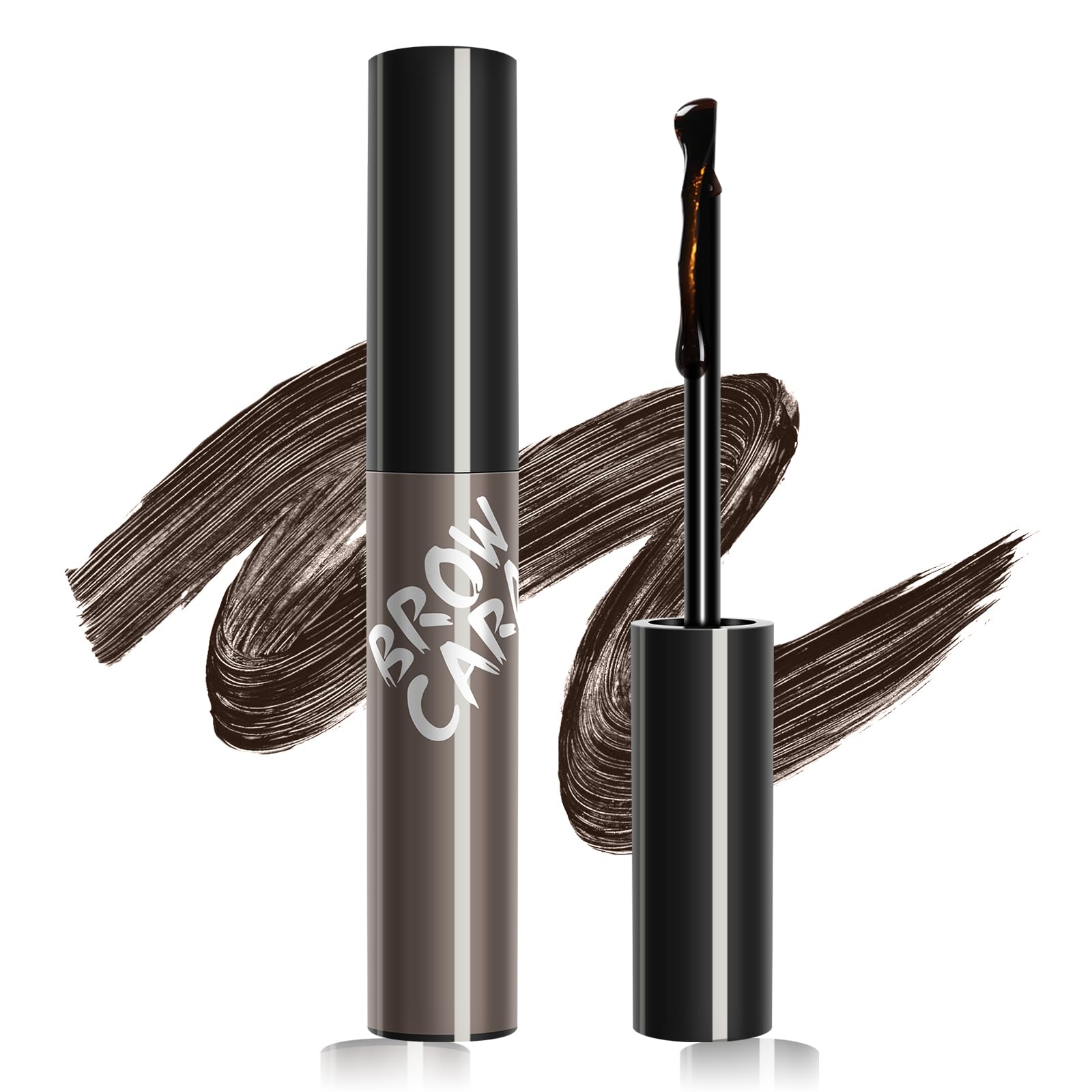 Photo 1 of Eyebrow Gel Peel Off, Peel Off Eyebrow Tint Waterproof, Long-Wearing & No Smudge, Brow Gel for Women and Girls, Create Fuller and Defined Brows Makeup (Gray Brown)