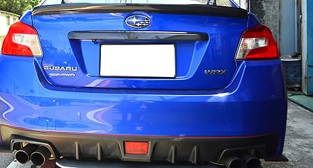 Amazon 15 19 スバル Wrx Sti Va セダン カーボン リア ウイング トランクスポイラー Oeタイプ リアスポイラー 車 バイク