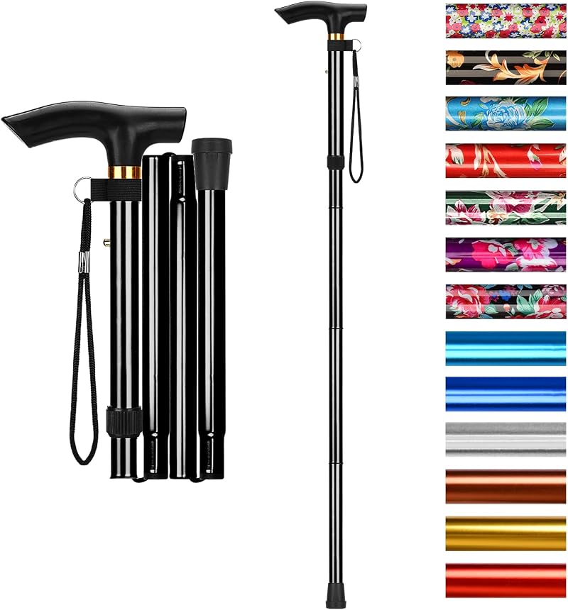 supregear Walking Stick Adjustable Folding Cane Lightweight 85-95 cm