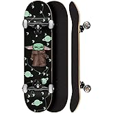 Skate Montado Profissional Cisco Feminino Yoda 8" - Abec 7