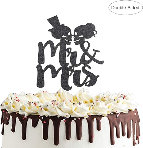 Amazon Com Skull Mr And Mrs Cake Topper Day Of The Dead Sign For