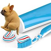 Dog Butt Toothpaste Dispenser, Funny Toothpaste Topper for Daily Brushing Motivation, Novelty Bathroom Gadget with Toothpaste Cap Dispenser Design, Portable Dog-Themed Toothpaste Cover