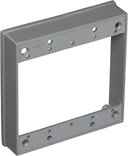 4 In X 1 1 2 In D Square Drawn Extension Ring With 1 2 And 3 4 In Ko S For Switch Boxes 187 The Home Depot