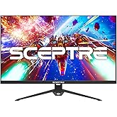 Sceptre New 27-Inch Gaming Monitor, FHD 1080p, Up to 180Hz, 1ms, DisplayPort, HDMI x3, FreeSync, FPS/RTS, 100% sRGB, Built-in Speakers, Machine Black (E275B-FPT165 Series, 2026)