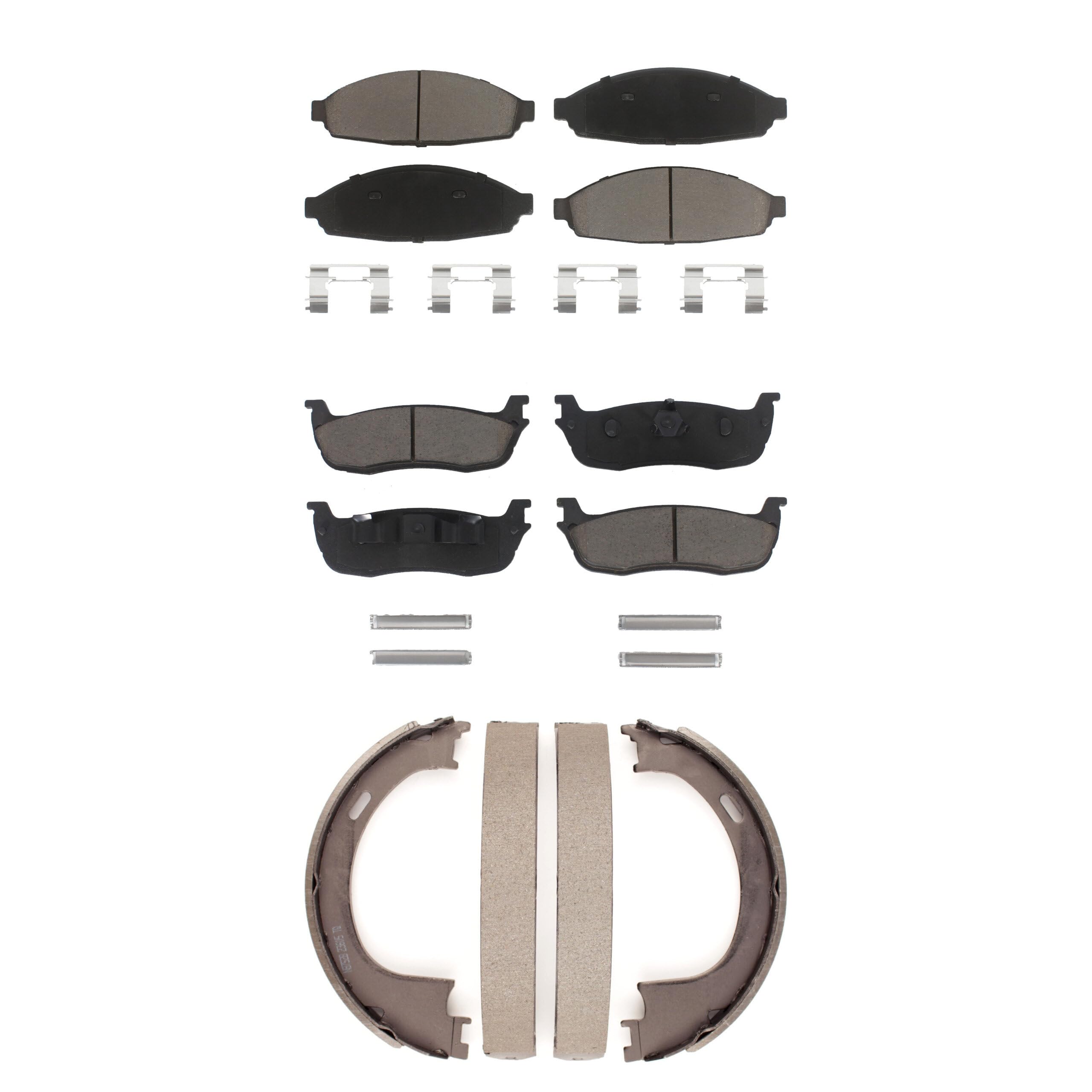Transit Auto Front Rear Ceramic Brake Pads And
