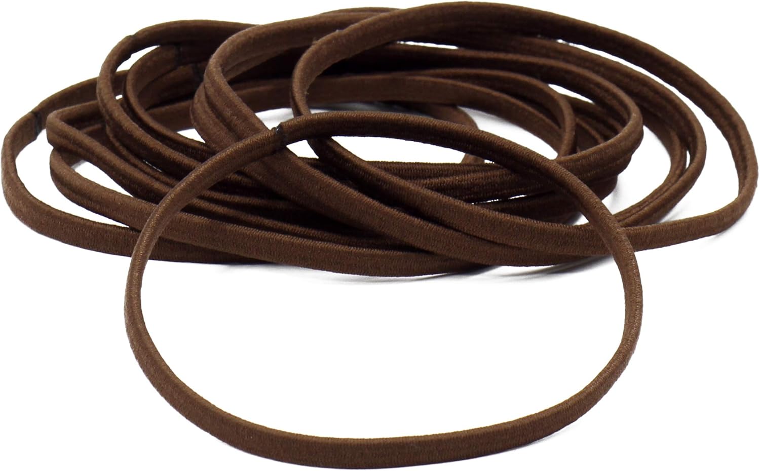 Big Hair Tools XXL Size Elastics Flat Pack, Brown, (Pack of 10), 10 count (Pack of 1) - Image 3