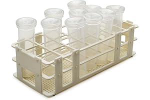 RESTCLOUD 10Pcs 60Ml Floral Tubes with Rack Holder for Milkweed Cuttings