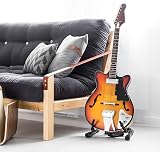 CAHAYA Folding Guitar Stand Universal A-Frame Metal Portable Black view 8
