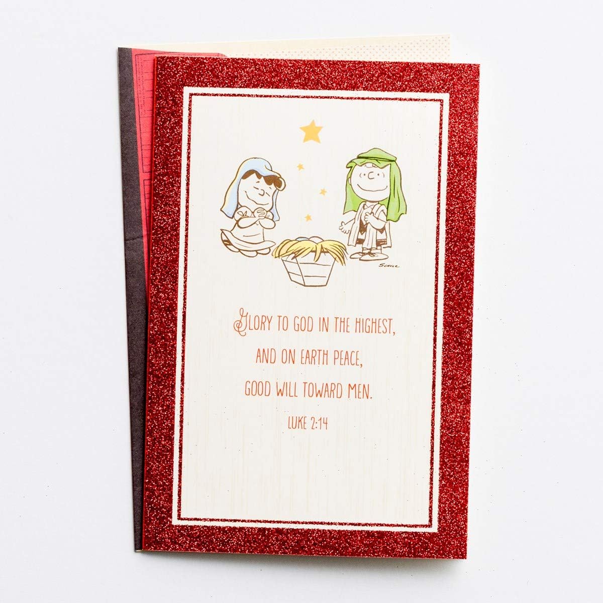 Christmas Boxed Cards - Peanuts - Charlie, Lucy and the Manger