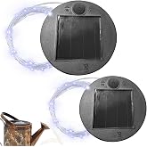 Solar Light Replacement Top with String Light 2.76in Replacement Solar Light Units DIY Cold White LED Replacement Solar Light Parts for Solar Lantern, Solar Watering Can , Replacement Solar Light Un