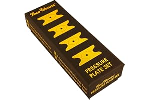 Theo Wanne Pressure 4 Plate Set for Saxophone Mouthpiece - Customize Your Sound and Response with Vintified - Titanium - Stainless Steel - Heavy Copper Pressure Plates