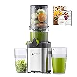 AMZCHEF Cold Press Juicer, Juicer Machines
