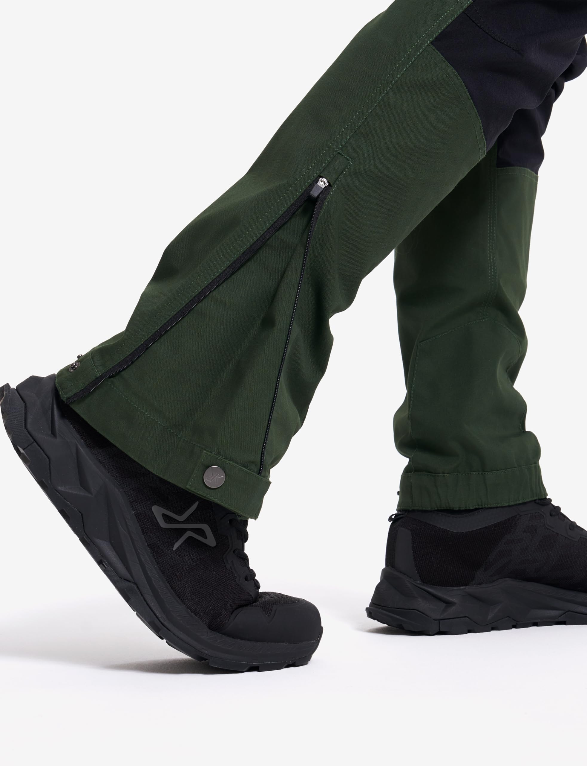 RevolutionRace Herren Nordwand Pro Pants, Hose zum Wandern und für viele Outdoor-Aktivitäten, Forest Green/Black, S 7