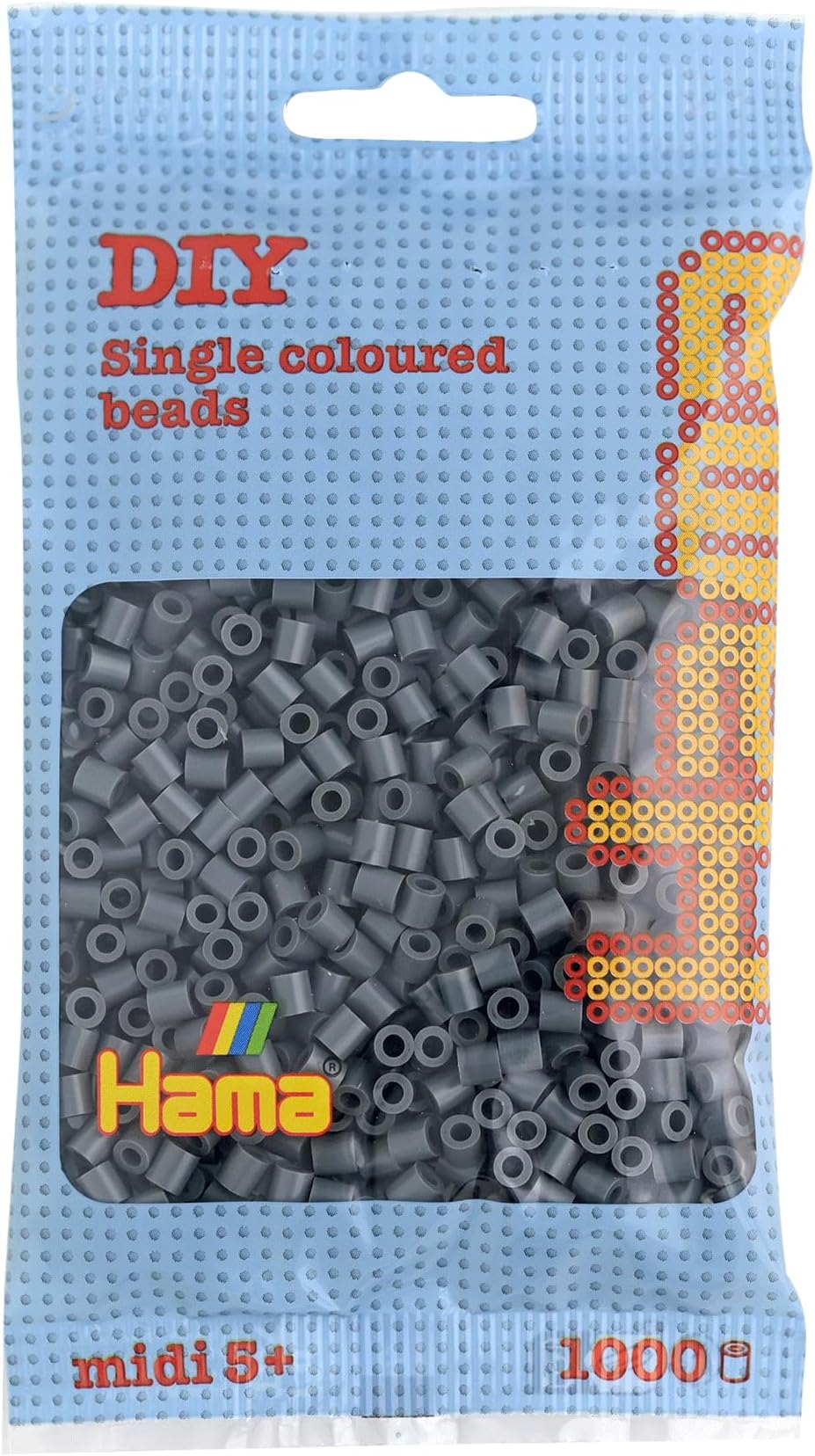 Hama 207-71 Midi Bead Dark Grey Brand New Creativity Set