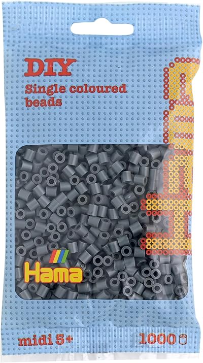 Hama 207-71 Midi Bead Dark Grey Brand New Creativity Set