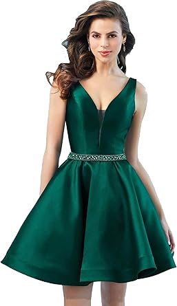 empire waist homecoming dress short