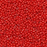 LEECOON 2mm Red Color Seed Beads 100grams About 8800pcs Size 12/0 Small Seed Beads for Making Necklace Bracelet Earring Jewelry