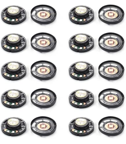 Lot de 5 haut-parleurs internes de 29 mm compatibles avec Nintendo Lot de 5 haut-parleurs internes de 29 mm compatibles avec Nintendo