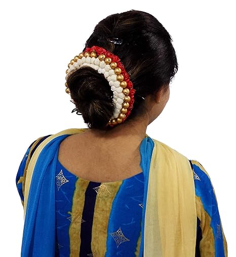 Buy Raaya Beautiful Reusable Hair Gajra For Hair Bun Making