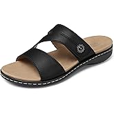 SHIBEVER Flat Sandals For Women Dressy: Comfortable Summer - Slip On Arch Support Flats Sandal
