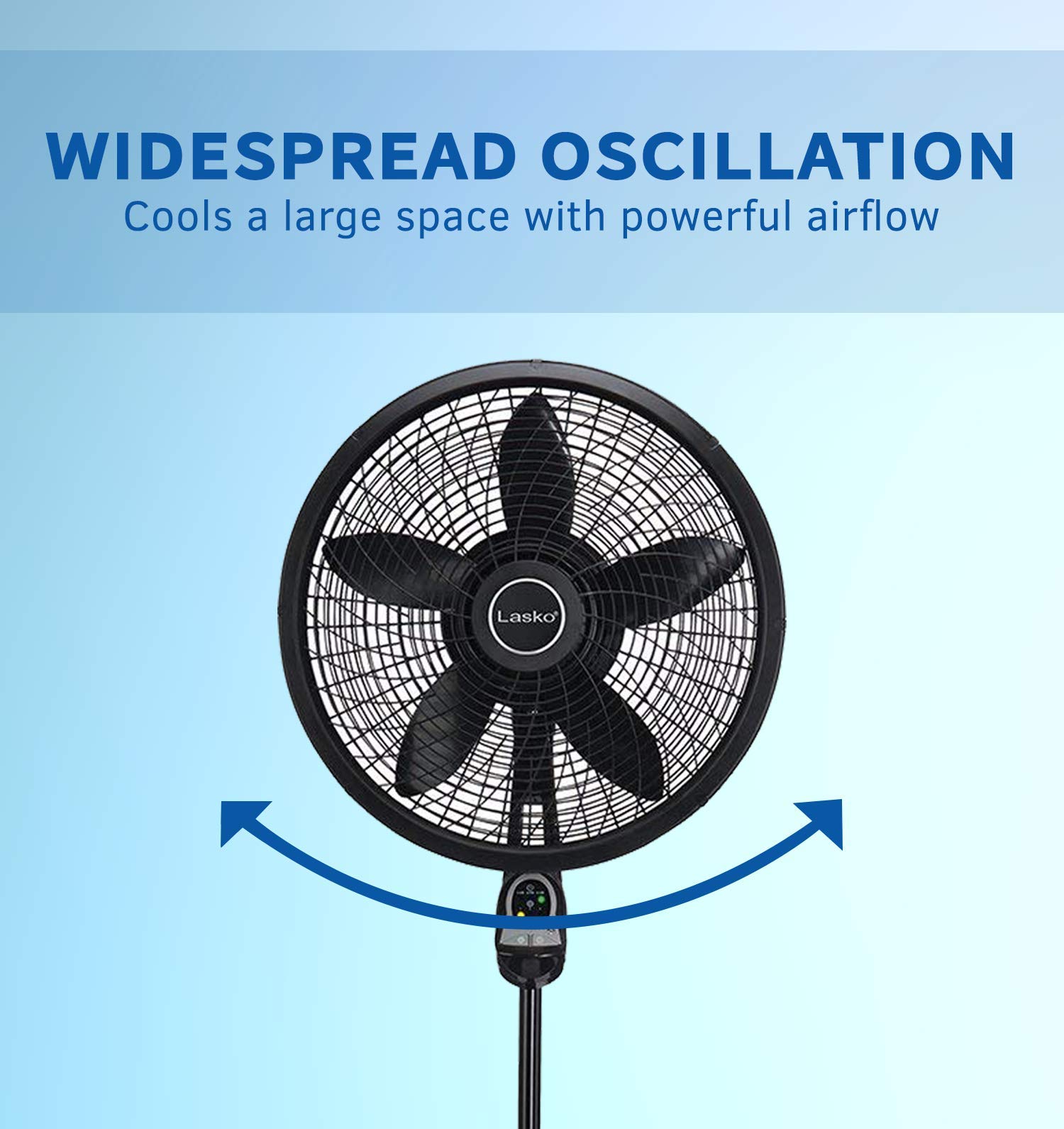 Lasko 1843 18 Remote Control Cyclone Pedestal Fan With Built In
