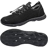 Josaywin Men's Water Shoes Mesh Quick Drying Aqua Sports Shoes Lightweight Slip-on Walking Shoes for Beach Swim Kayaking Snor