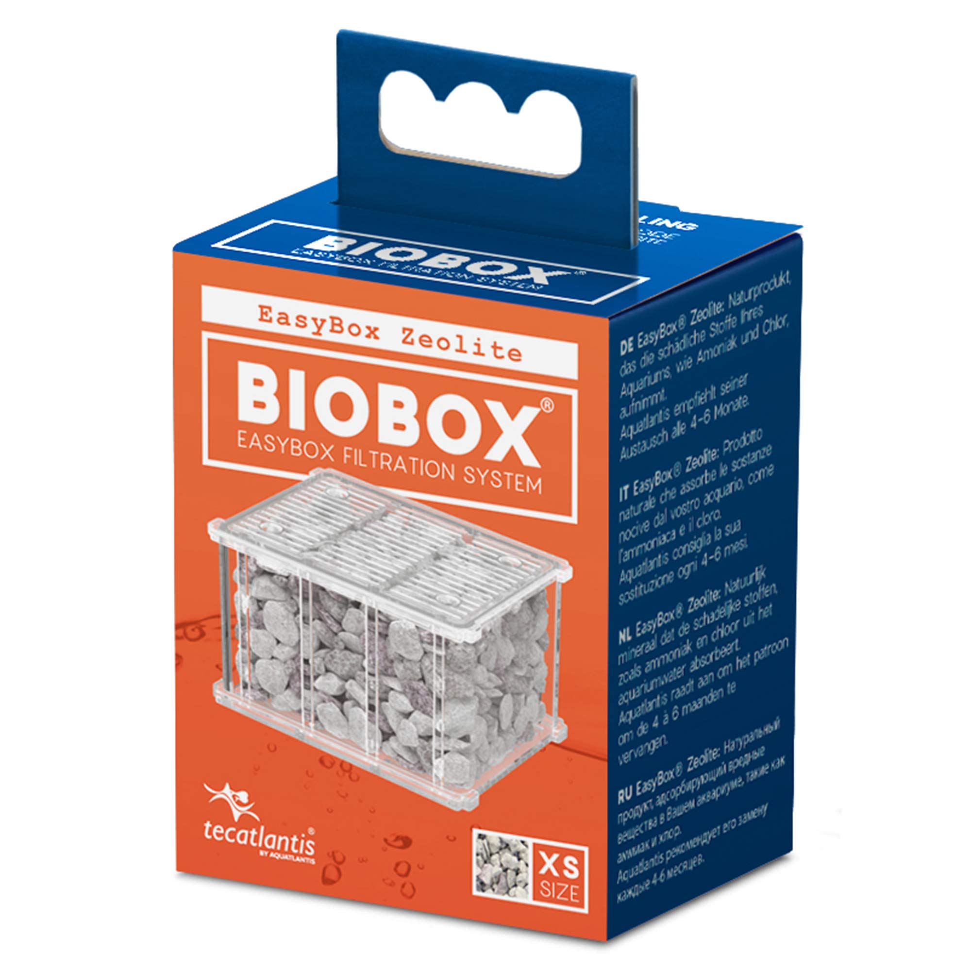 Tecatlantis Easybox Zeolite Filter Media Cartridge For MINI Biobox Filters 1 And 2/ Biobox 0, XS