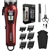 TCMKY Hair Clippers for Men Barber Clippers Rechargeable Hair Trimmer Kit | Professional Clippers for Men Cordless&amp;Corded for Hair Cutting &amp; Grooming for Household