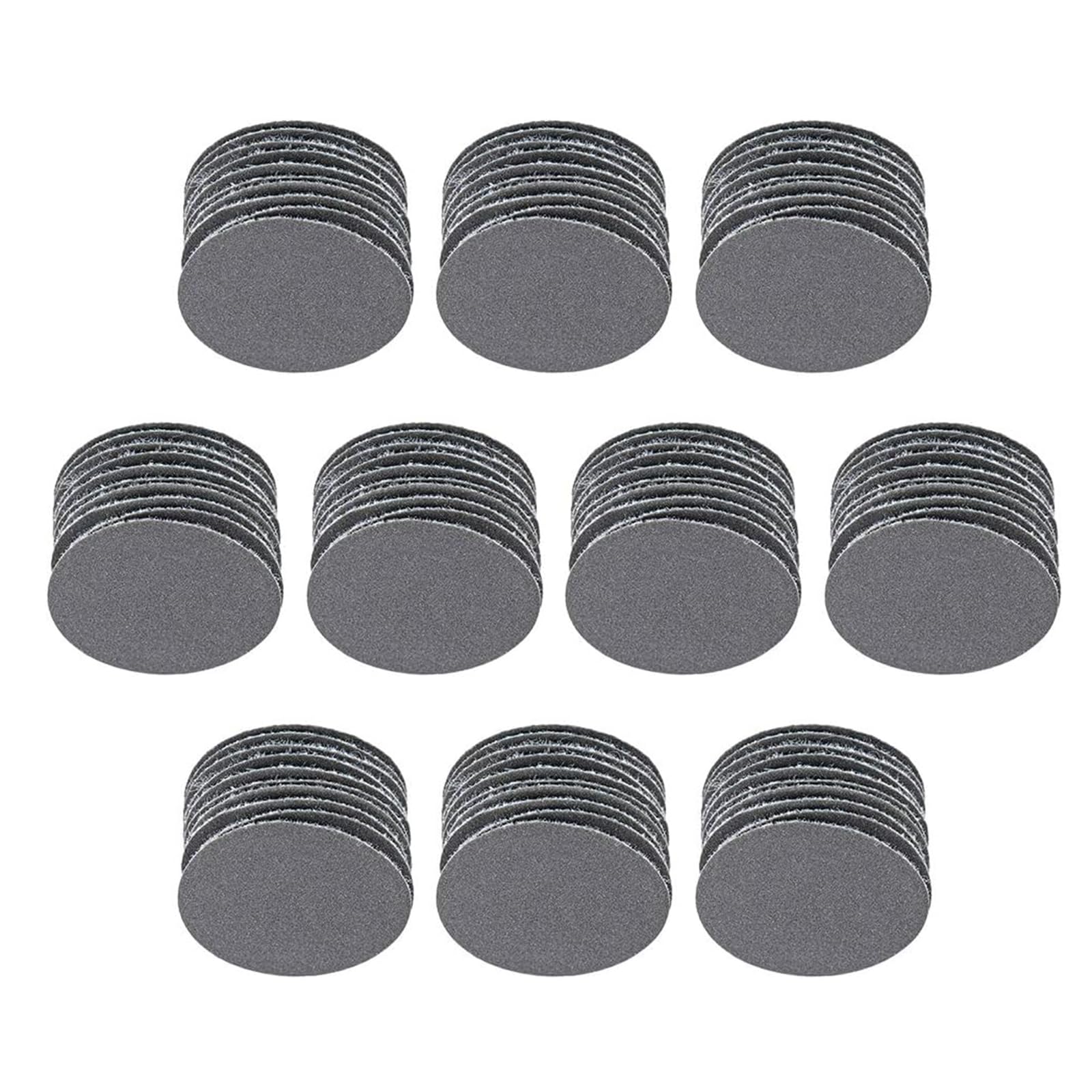TA-VIGOR 100Pcs 25mm Wet and Dry Sanding Discs, 400 Grit 1 Inch Hook and Loop Sandpaper Electrostatic Sand Planting Silicon Carbide Sanding Discs — image 1