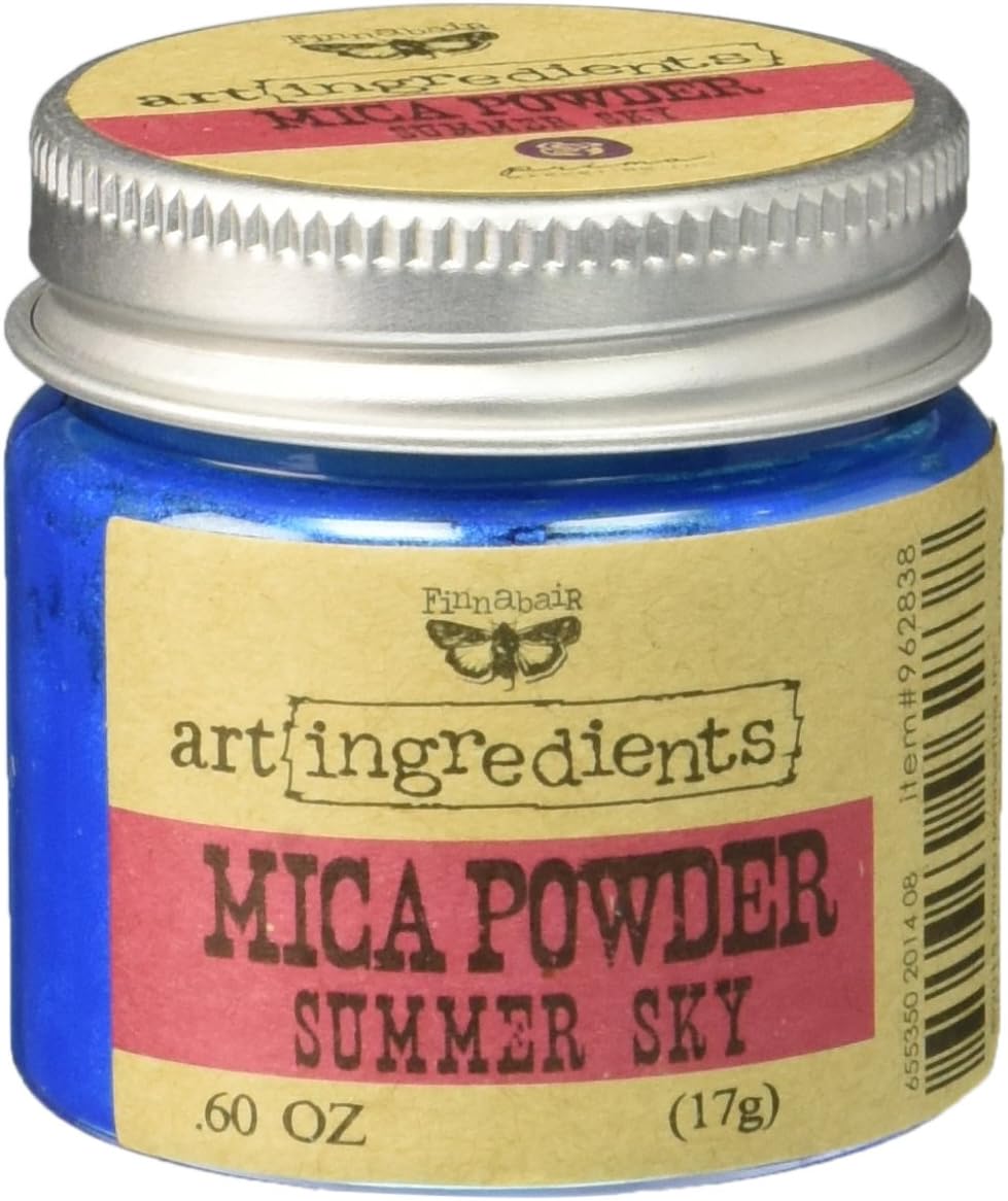 Prima Marketing Finnabair Art Ingredientes Polvo De Mica 0 6 Oz Summer Sky Amazon Es Hogar