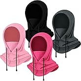 Eurzom 4 Pcs Winter Balaclava Ski Mask for Men Women Fleece Hat Balaclava Face Mask Warm Face Cover for Cold Weather Gear