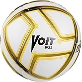 Voit Soccer Ball No. 5, Liga MX Opening FIFA Pro Quality: Designed for use in Professional, White and Gold
