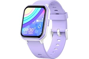 Kids Smart Watch for Girls,IP68 Waterproof Kids Fitness Tracker Watch with 1.5 Inch DIY Face,Heart Rate Sleep Monitor,19 Spor