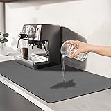 Dish Drying Mats for Kitchen Counter, Waterproof