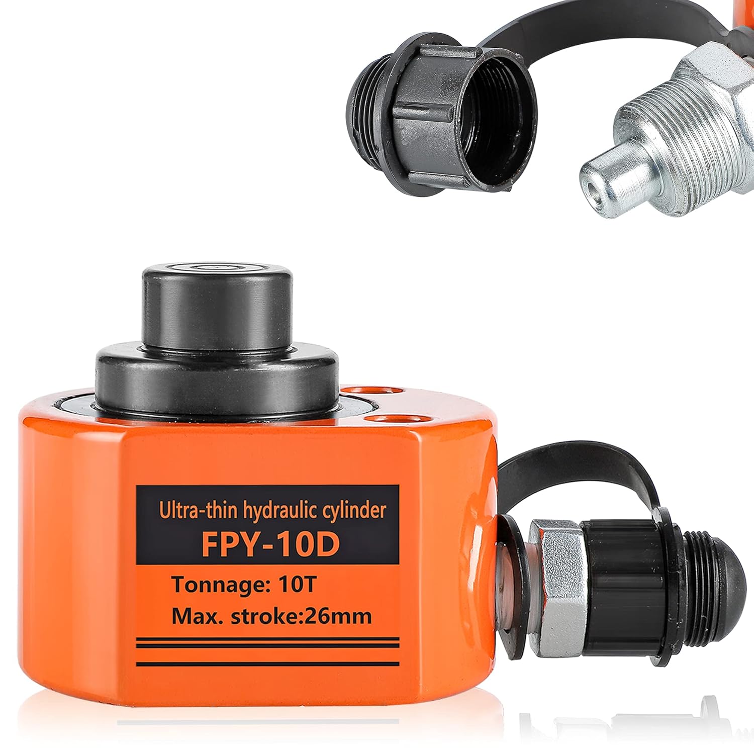 Bonvoisin 10T Hydraulic Ram Lifting Cylinder Low Profile Hydraulic Jack