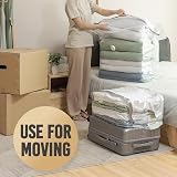 TAILI Extra Large Vacuum Storage Bags Cube 6 Jumbo Reusable Clothes Bedding view 5