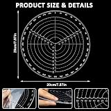 Lanfly 200MM Woodturning Center Finder Acrylic Circle Drawing Tool Woodworking view 2