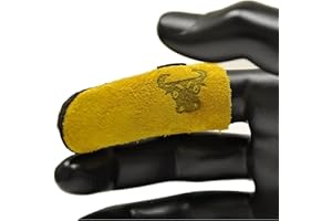 G & F Products 8128XL Cowhide Leather Guard, Finger Protection, X-Large